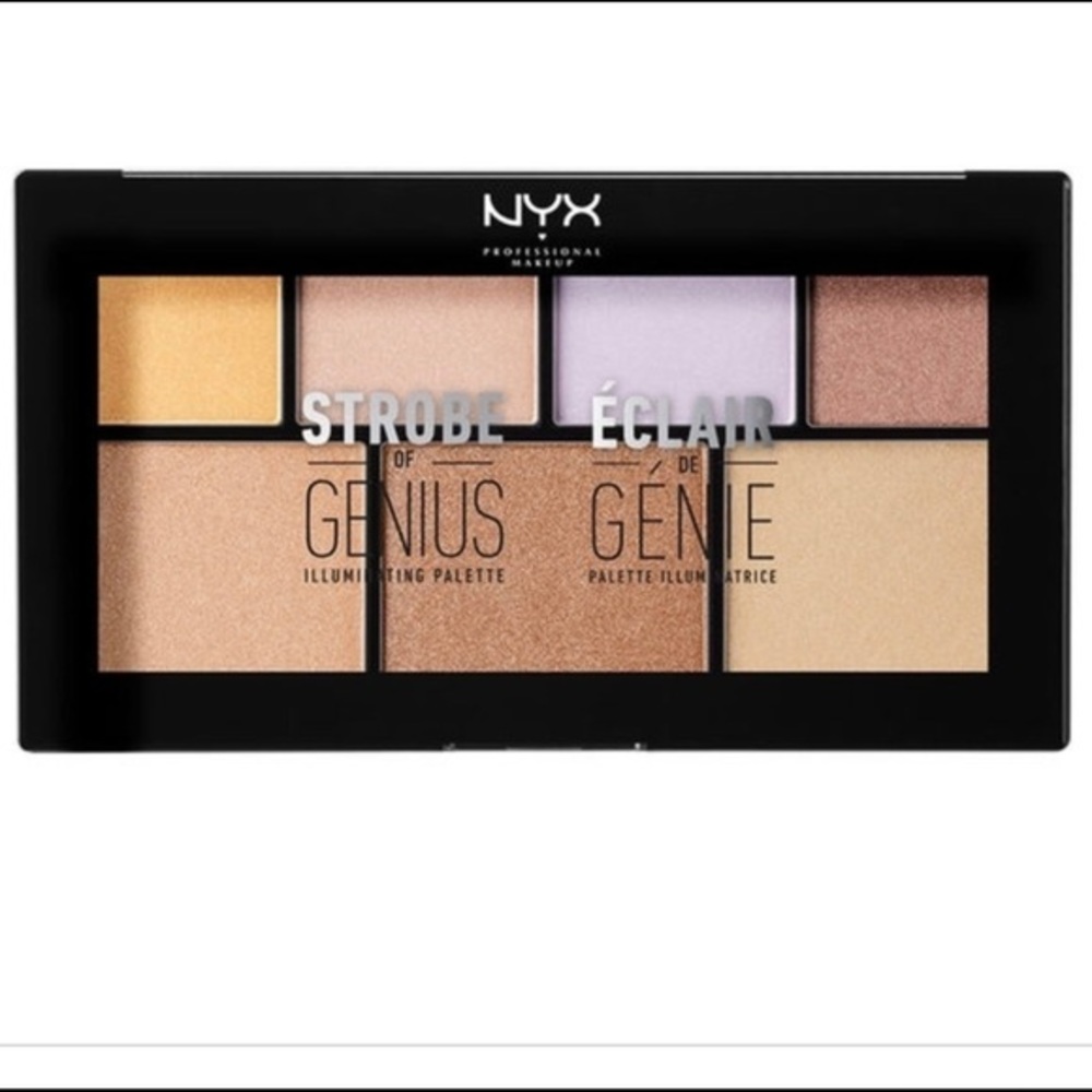 NYX Strobe Of Genius Illuminating Highlighters Palette STGP01